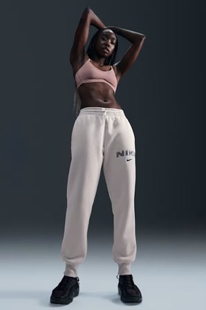 Nike Alate Minimalist Women's Light-Support Padded Convertible Sports Bra Kadın Lazer Kesim Bra Kahverengi