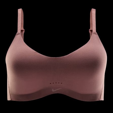 Nike Alate Minimalist Women's Light-Support Padded Convertible Sports Bra Kadın Lazer Kesim Bra Kahverengi