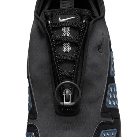 Nike Air Max SNDR ''Black Metallic Silver''Fermuar Detaylı Gizli Bağcıklı Reflektörlü Günlük Spor Ayakkabı Siyah