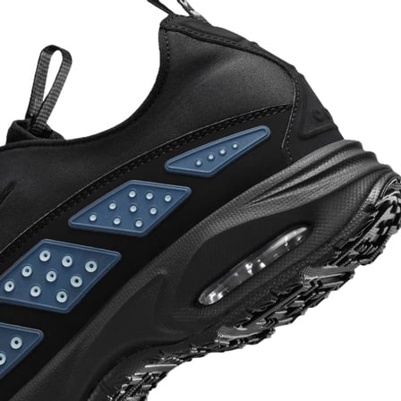 Nike Air Max SNDR ''Black Metallic Silver''Fermuar Detaylı Gizli Bağcıklı Reflektörlü Günlük Spor Ayakkabı Siyah