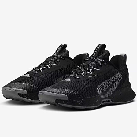 Nike Juniper Trail 3 Gore Tex Walking Running Shoes Su Geçirmez Outdoor Reflektörlü Yürüyüş Ayakkabısı Siyah