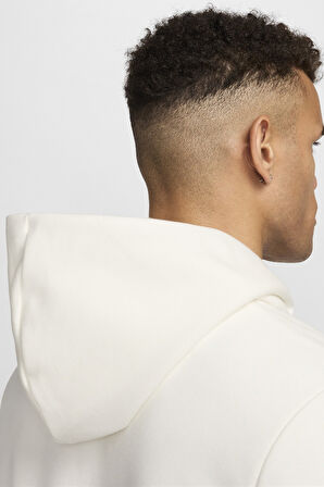 Nike Standard Issue Men's Dri Fit Pullover Basketball Hoodie Erkek Kapüşonlu Sweatshirt Soluk Fildişi