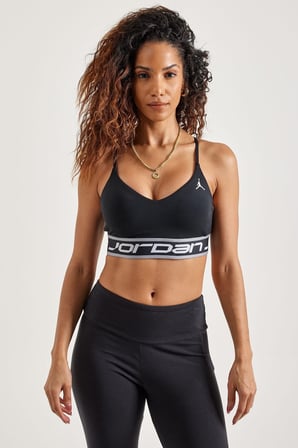 Nike Jordan Support Indy Logo Women's Bra Kadın Siyah