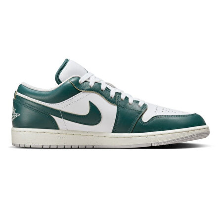 Nike Air Jordan 1 Low Se Gs Leather Sneaker Hakiki Deri Günlük Spor Ayakkabı Beyaz Yeşil