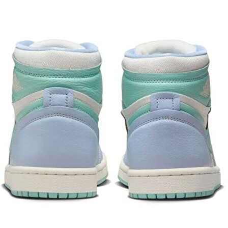 Nike Air Jordan 1 High Method Of Make Unisex Sneaker Hakiki Deri Bilekli Günlük Spor Ayakkabı Mavi Yeşil