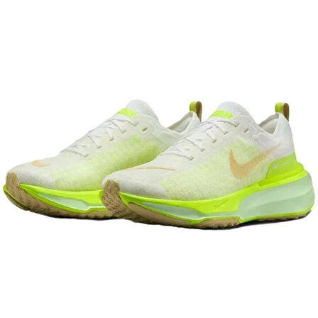 Nike Zoomx Invincible Run Flyknit 3 Road Running Reflektörlü Erkek Koşu Antrenman Ayakkabısı Neon Yeşil