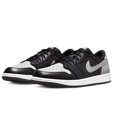 Nike Air Jordan 1 Retro Low OG Leather Unisex Sneaker Hakiki Deri Unisex Günlük Spor Ayakkabı Siyah