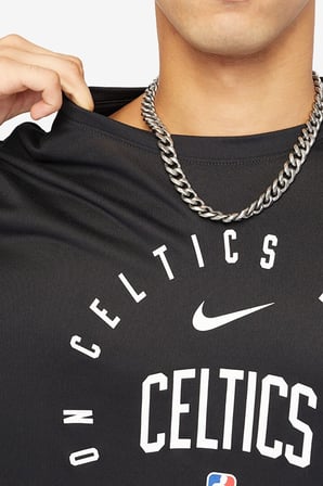 Nike Boston Celtics Legend Practice Tee SS Crew Black Logolu Unisex Günlük Tişört Siyah
