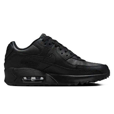 Nike Air Max 90 Unisex Leather Sneaker Hakiki Deri Günlük Spor Ayakkabı Siyah