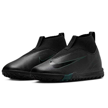 Nike Mercurial Superfly 10 Academy TF Kids Football Shoes Çocuk Halı Saha Ayakkabısı Siyah