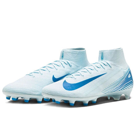 Nike Zoom Superfly 10 Elite AG-PRO Çoraplı Erkek Profesyonel Krampon Mavi
