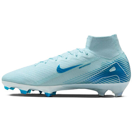 Nike Zoom Superfly 10 Elite FG Çoraplı Erkek Profesyonel Krampon Mavi