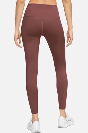 Nike Go Therma Fit Firm Support High Waisted 7/8 With Pockets Training Kadın Lazer Kesim 6 Cepli Toparlayıcı Tayt Kahverengi