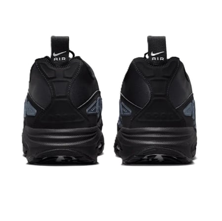 Nike Air Max SNDR ''Black Metallic Silver''Fermuar Detaylı Gizli Bağcıklı Reflektörlü Günlük Spor Ayakkabı Siyah