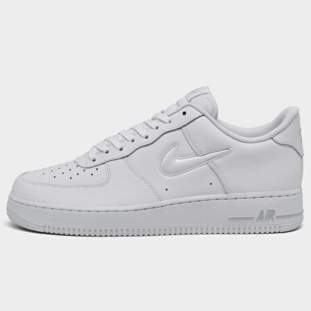 Nike Air Force 1 Jewel Leather Sneaker Hakiki Deri Erkek Günlük Spor Ayakkabı Beyaz