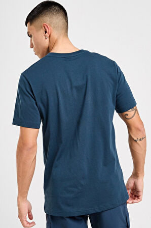 Nike Air Max Cotton Men's T-Shirt Erkek Pamuklu Tişört Petrol Mavisi