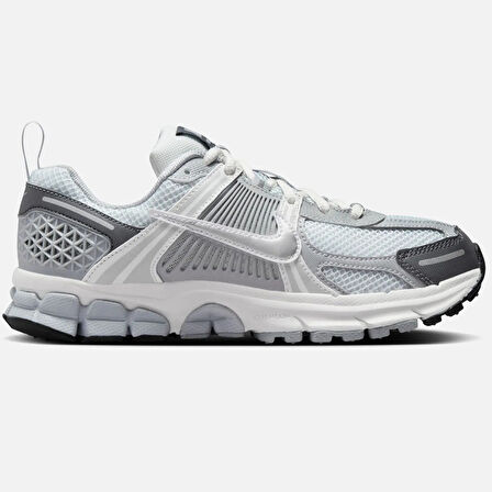 Nike Bowerman Zoom Vomero 5 Running Shoes Hakiki Deri Reflektörlü Kadın Koşu Yürüyüş Ayakkabısı Gri
