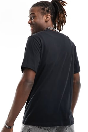 Nike Sportswear Club Men's T-Shirt Erkek Pamuklu Tişört Siyah