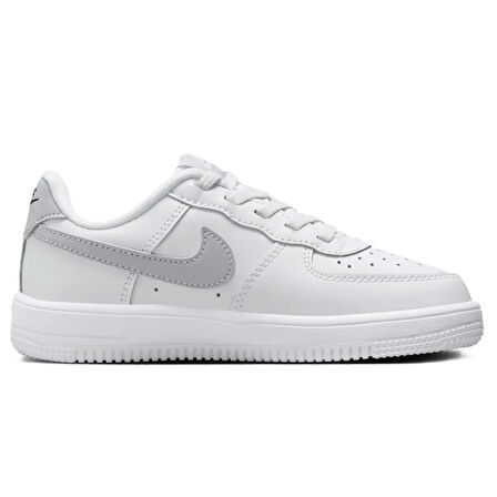 Nike Force 1 Low Easyon AF1 Leather Unisex Sneaker White Unisex Lastik Bağcıklı Hakiki Deri Günlük Çocuk Spor Ayakkabı Beyaz