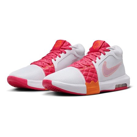 Nike Lebron Witness VIII Mens Basketball Shoes Erkek Basketbol Ayakkabısı Beyaz Kırmızı