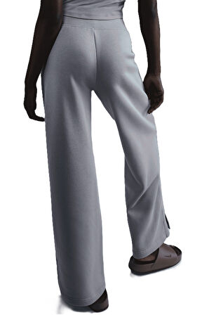 Nike Sportswear Phoenix Fleece High Rise Wide Leg Logo Pants Kadın Yüksek Bel Eşofman Altı Mor