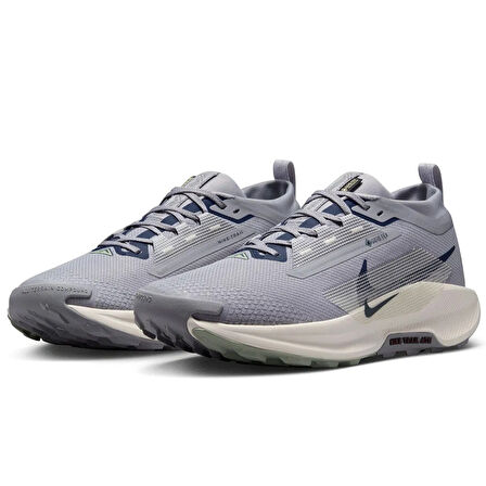 Nike React Pegasus Trail 5 Mens GoreTex Running Shoes Su Geçirmez Reflektörlü Yürüyüş Koşu Ayakkabısı Gri