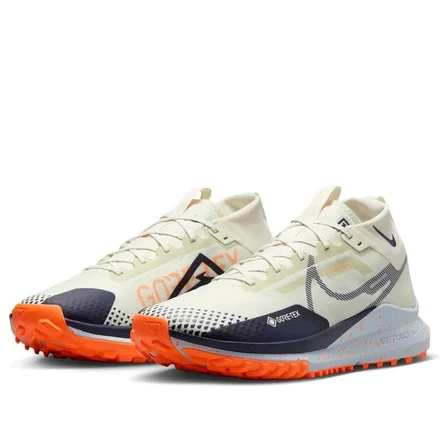 Nike React Pegasus Trail 4 GoreTex V2 Mens Running Shoes Su Geçirmez Reflektörlü Yürüyüş Koşu Ayakkabısı Krem