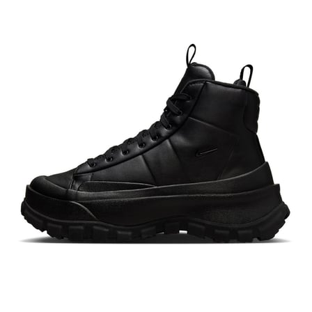 Nike Blazer Roam Mid Leather Womens Sneaker Hakiki Deri Bilekli Günlük Spor Ayakkabı Siyah