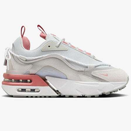 Nike Air Max Furyosa Sneaker White Platform Taban 4cm Kadın Günlük Spor Ayakkabı Beyaz