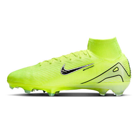 Nike Zoom Superfly 10 Elite FG Çoraplı Erkek Profesyonel Krampon Sarı