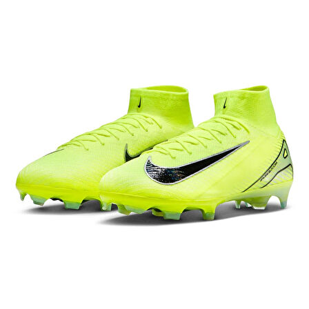 Nike Zoom Superfly 10 Elite FG Çoraplı Erkek Profesyonel Krampon Sarı