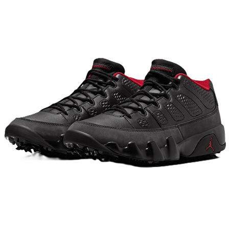 Nike Air Jordan 9 Low Leather Waterproff GOLF Shoes Hakiki Deri Su Geçirmez GOLF Ayakkabısı Siyah