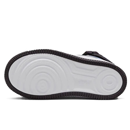 Nike Force 1 Mid Eaesyon AF1(PS) Leather Unisex Sneaker Hakiki Deri Bilekli Günlük Spor Ayakkabı Beyaz