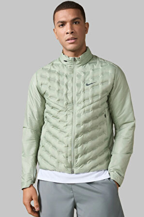 Nike Therma-FIT ADV AeroLoft Men's Repel Down Fill Running Jacket Erkek Kaz Tüyü Spor Ceket Yeşil