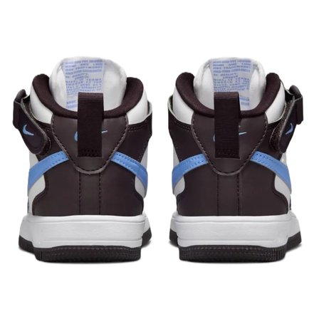 Nike Force 1 Mid Easyon AF1 Leather Unisex Sneaker White Unisex Lastik Bağcıklı Hakiki Deri Bilekli Günlük Spor Ayakkabı Beyaz