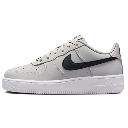 Nike Air Force 1 LV8 (AF1) Unisex Leather Sneaker Hakiki Deri Günlük Spor Ayakkabı Gri