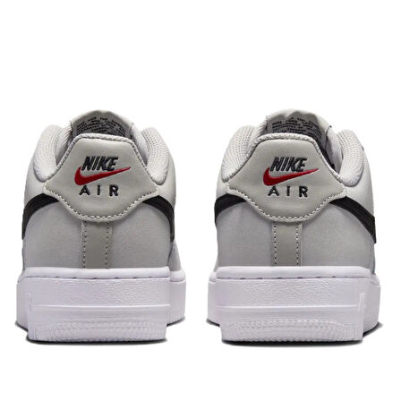 Nike Air Force 1 LV8 (AF1) Unisex Leather Sneaker Hakiki Deri Günlük Spor Ayakkabı Gri