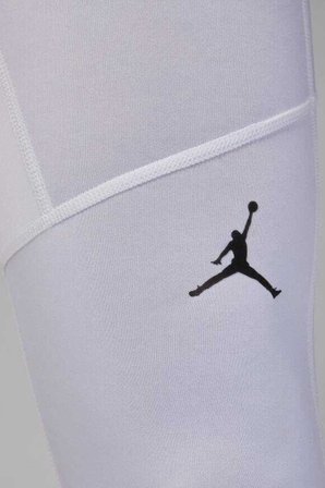 Nike Jordan Dri-FIT Sport 3QT Tight Erkek Beyaz Spor Tayt