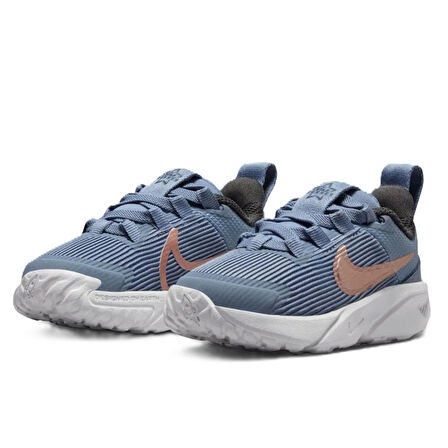 Nike Star Runner 4 NN (TD) Running Elastik Bağcıklı Çocuk Yürüyüş Koşu Ayakkabısı Mavi