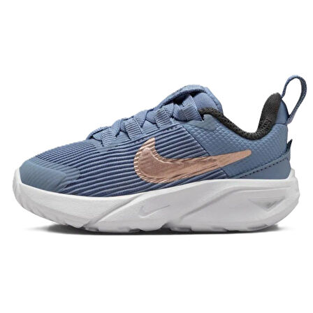 Nike Star Runner 4 NN (TD) Running Elastik Bağcıklı Çocuk Yürüyüş Koşu Ayakkabısı Mavi