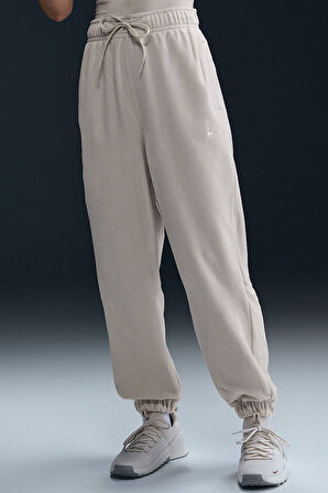 Nike Therma-FIT One Women's Loose Fleece Pants Kadın Bol Kesim Yüksek Bel Eşofman Altı Fildişi