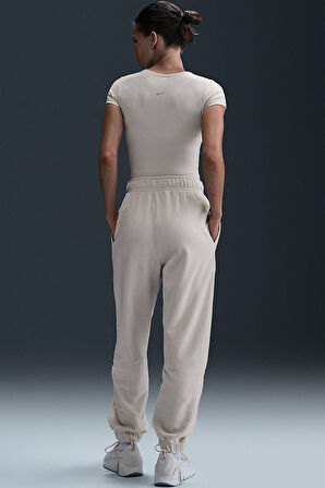 Nike Therma-FIT One Women's Loose Fleece Pants Kadın Bol Kesim Yüksek Bel Eşofman Altı Fildişi