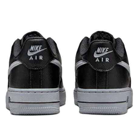 Nike Air Force 1 AF1 Unisex Sneaker Reflektörlü Unisex Günlük Spor Ayakkabı Siyah