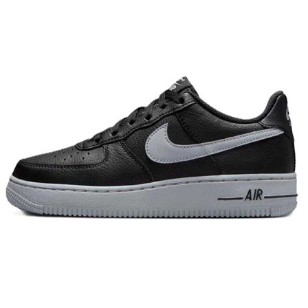 Nike Air Force 1 AF1 Leather Unisex Black Sneaker Hakiki Deri Günlük Spor Ayakkabı Siyah