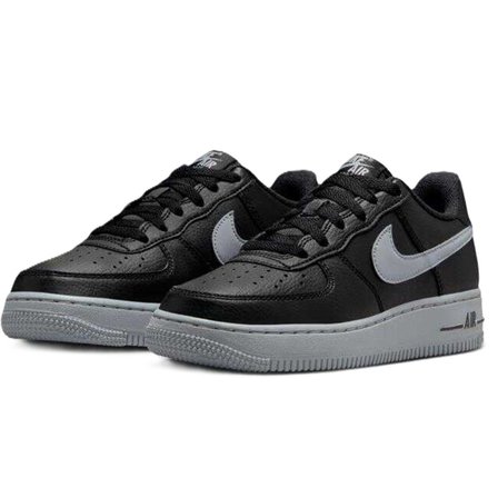 Nike Air Force 1 AF1 Leather Unisex Black Sneaker Hakiki Deri Günlük Spor Ayakkabı Siyah