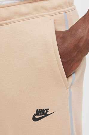 Nike Sportswear Tech Fleece Mens Taper Leg Jogger Erkek Reflektörlü Eşofman Altı Bej