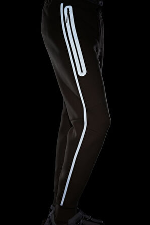 Nike Sportswear Tech Fleece Mens Taper Leg Jogger Erkek Reflektörlü Eşofman Altı Bej