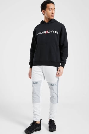 Nike Jordan Essentials Men's Fleece Hoodie Erkek Kapüşonlu Sweatshirt Siyah