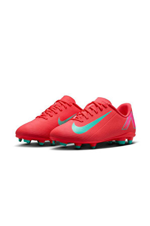 Genç Çim Zemin Kramponu Jr. Mercurial Vapor 16 Club Fg/Mg Kırmızı