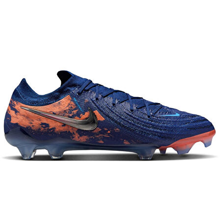 Nike Phantom GX Elite FG Erling Haaland Mens Football Shoes Profesyonel Çim Saha kramponu Lacivert
